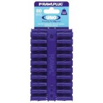 Chevilles polypropyl�ne grappe avec collerette - 36x10 mm - 80 pi�ces - uno rawl
