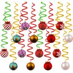 Cmjaagur - lot de 30 dcorations de nol colores a suspendre, dcorations de nol colores a suspendre, ...
