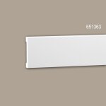 Cimaise 651363 profhome moulure d�corative moulure frise design moderne blanc 2 m