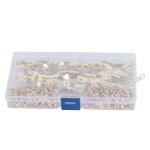 Cintres en dents de scie, 100 pièces, crochets de suspension avec 200 vis pour peintures, cadre photo, ... Cintres en dents de scie, 100 pièces, crochets de suspension avec 200 vis pour peintures, cadre photo, ...