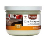 Cire antiquaire p�te bois cir� ch�ne clair starwax 375ml