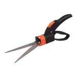 Cisaille à gazon, lames rotatives, longueur : 35 cm, lames en acier / poignées en plastique, noir / orange, ... Cisaille à gazon, lames rotatives, longueur : 35 cm, lames en acier / poignées en plastique, noir / orange, ...