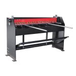Cisaille guillotine manuelle par commande � pied - largeur du travail 1270 mm et �paisseurs jusque 1, ...