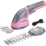Cisaille sculpte - haie et taille - herbes sans fil 3, 6v workpro, cisaille a gazon avec 2 lames, largeur ...
