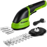 Cisaille sculpte - haie et taille - herbes sans fil 3, 6v workpro, cisaille a gazon avec 2 lames, largeur ...