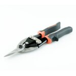 Cisaille  tle aviation, coupe de feuille de tle, lame en chrome vanadium, 260 mm, noir et orange