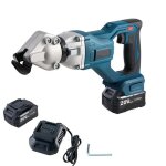 Cisaille � t�le electrique 20 v - duoku - outil sans fil avec t�te pivotante � 360 - double lame - pour ...