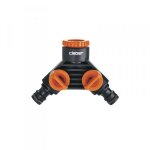 Claber - nez de robinet double robinet