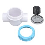 Clapet anti - retour 50mm 2 voies g1 1 / 2, tuyau d'eau anti - reflux avec tuyau miroir transparent pour ...