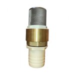 Clapet anti retour laiton avec cr�pine et manchette pour motopompe 2 pouces