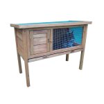 Clapier sur pieds 2 - 3 animaux / toit 1 pente bitum�