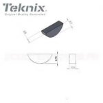 Clavette d'allumage 2. 5mm x 3. 7mm pour aprilia 6vts / bultaco 6vts / derbi 6vts / gilera 6vts