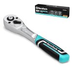 Cl� � cliquet 1 / 4 avec 90 dents, duratech, cliquet � d�gagement rapide en acier chrome vanadium, cl� ...