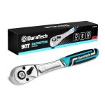 Cl� � cliquet 3 / 8 avec 90 dents, duratech, cliquet � d�gagement rapide en acier chrome vanadium, cl� ...