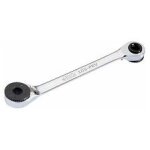 Cle coudee magnetique porte - embouts 1 / 4 5 / 16