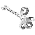 Cles mixtes a cliquet flexibles articulees facom 467 f de 08 mm