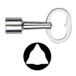 Cle pompier triangulaire 14 mm Cle pompier triangulaire 14 mm