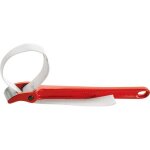 Clé pour robinetterie, pour Ø de tuyaux : 3 pouces, long. 300 mm, capacité de serrage 90 mm Clé pour robinetterie, pour Ø de tuyaux : 3 pouces, long. 300 mm, capacité de serrage 90 mm