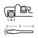Cl� stillson 125 - 76 mm virax