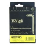 Cle torx coffret plast. jeu de 9p