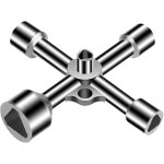Clé triangulaire 4 voies 5 tailles diamètre, clé universelle multifonction 0. 7cm, 1. 0cm, 1. 2cm, 1. ... Clé triangulaire 4 voies 5 tailles diamètre, clé universelle multifonction 0. 7cm, 1. 0cm, 1. 2cm, 1. ...