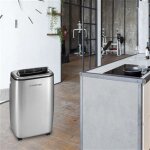 Climatiseur mobile avec minuterie jusqu¿a 50m 13000 btu 3800w gris noir Climatiseur mobile avec minuterie jusqu¿a 50m 13000 btu 3800w gris noir