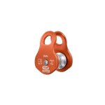 Climbing technology - poulie double dual pour la redirection de deux cordes