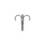Clips doubles en nylon - pose de gaine per - 100 pi�ces - diam�tre 16 mm ram