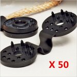 Clip de fixation pour brise trait�s vue anti - uv, clips de filet de volaille d'�cran d'intimit� de tissu ...