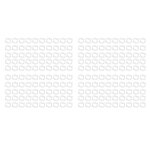 Clips de fixation pour plantes, 200 pices / paquet, clip de fixation pour cravate, clip de vigne, tomate, ...