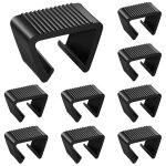 Clips de meubles en osier, pour patio ext�rieur, pour canap�, meubles de jardin en rotin, noir