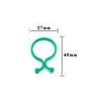 Clips de support pour plantes de jardin, 50 pices, attaches pour fleurs d'orchides, lgumes, tomates, ...