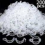 Clips de support de plantes en plastique rutilisables, protection de vigne, outils de fixation de greffage ...