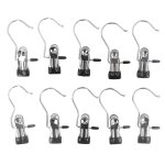 Clips de suspension à queue courte en acier inoxydable, 10 pièces, pinces de suspension multifonctionnelles ... Clips de suspension à queue courte en acier inoxydable, 10 pièces, pinces de suspension multifonctionnelles ...