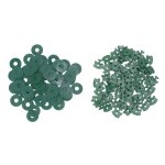 Clips torsadés pour serre, 100 pièces, clips de fixation d'ombrage en plastique avec rondelles pour isolation ... Clips torsadés pour serre, 100 pièces, clips de fixation d'ombrage en plastique avec rondelles pour isolation ...