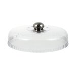 Cloche alimentaire transparente en plastique pour gteaux et desserts, lgre, 26, 5 cm