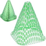 Cloches �� salade, lot de 10, protection contre gel et limaces, 22x19x19 cm, en plastique pet, vert / ...