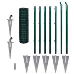 Clture euro acier 10 x 1 m vert