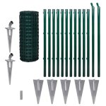 Clture euro acier 25 x 1, 0 m vert