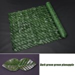 Cl�ture artificielle en faux cuir oral elu, haie de lierre, ecran de confidentialit�, panneau d'ext�rieur, ...