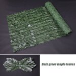 Cl�ture artificielle en faux cuir oral elu, haie de lierre, ecran de confidentialit�, panneau d'ext�rieur, ...