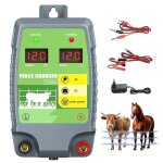 Cl�ture electrique 2j 10 km, energizer etanche avec led, 3 options d'alimentation.