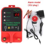 Clture lectrique tanche 10km, contrleur d'impulsions haute tension pour btail, alarme  dcibels ...