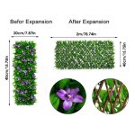 Cl�ture de haie artificielle en lierre pour jardin, d�coration d'ext�rieur, ecran de protection de la ...