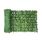 Clôture de haies artificielles, toile de fond de verdure, clôture de confidentialité en lierre artificiel ... Clôture de haies artificielles, toile de fond de verdure, clôture de confidentialité en lierre artificiel ...