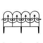 Cl�ture de jardin d�corative, 5 pi�ces, cl�ture d'ext�rieur, paysage, patio, chemin, bordure