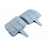 Clture de jardin effet pierre en plastique, 10 pices, bordure de paysage de pelouse