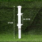 Clture de jardin en plastique pvc blanc, style europen, adapte aux portes d'alle, arbre de nol, ...