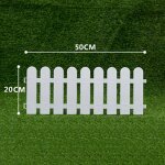 Cl�ture de jardin en plastique pvc blanc, style europ�en, adapt�e aux portes d'all�e, arbre de no�l, ...