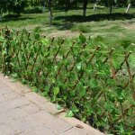 Clture de jardin en treillis artificiel rtractable, clture d'intimit en faux lierre, cadre d'escalade ...